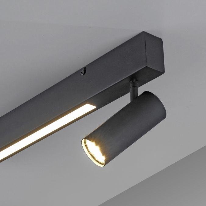 LD 11794-18 Kolekce Schöner Wohnen stropní svítidlo DANTE, černá, 3-ramenné, ovládání vypínačem, paměťová funkce, 3000K - JUST LIGHT (obrázek 3)
