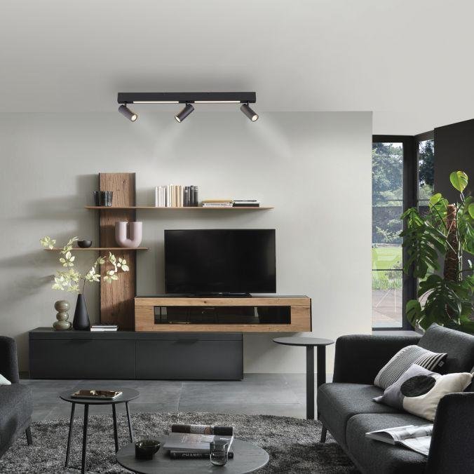 LD 11794-18 Kolekce Schöner Wohnen stropní svítidlo DANTE, černá, 3-ramenné, ovládání vypínačem, paměťová funkce, 3000K - JUST LIGHT (obrázek 8)