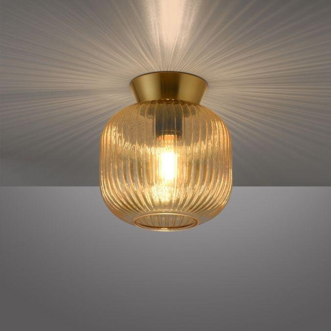 LD 13574-27 Kolekce Schöner Wohnen stropní svítidlo NAMI, jantar, E27 vhodné pro LED žárovky - JUST LIGHT (obrázek 4)