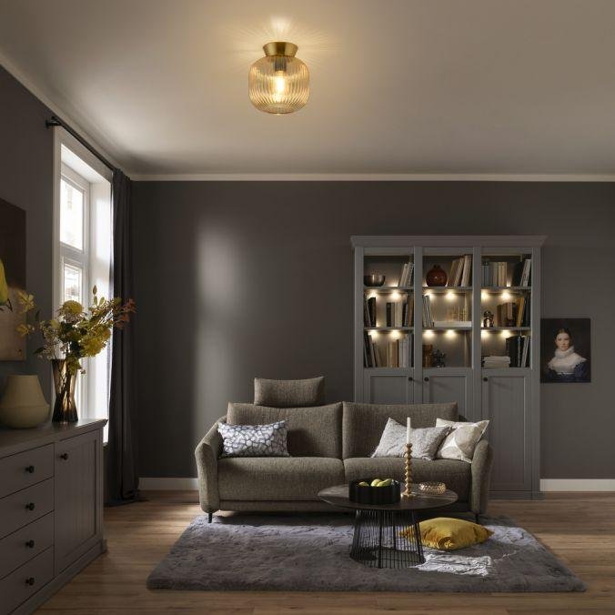 LD 13574-27 Kolekce Schöner Wohnen stropní svítidlo NAMI, jantar, E27 vhodné pro LED žárovky - JUST LIGHT (obrázek 7)