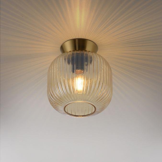 LD 13574-27 Kolekce Schöner Wohnen stropní svítidlo NAMI, jantar, E27 vhodné pro LED žárovky - JUST LIGHT (obrázek 8)