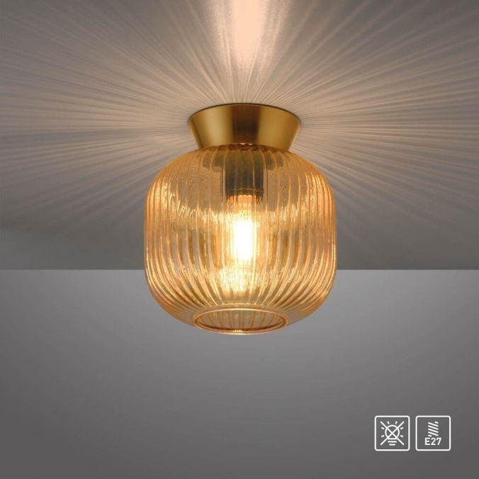 LD 13574-27 Kolekce Schöner Wohnen stropní svítidlo NAMI, jantar, E27 vhodné pro LED žárovky - JUST LIGHT (obrázek 9)