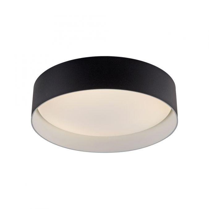 Levně LD 14593-18 Kolekce Schöner Wohnen LED stropní svítidlo TAVOLI, černá, kruhové průměr 28,5cm, stmívatelné, dálkový ovladač, 2700-6500K - JUST LIGHT