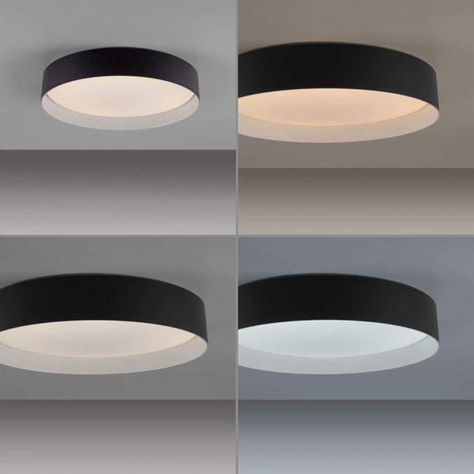 LD 14594-18 Kolekce Schöner Wohnen LED stropní svítidlo TAVOLI, černá, kruhové průměr 39cm, stmívatelné , dálkový ovladač, 2700-6500K - JUST LIGHT (obrázek 4)