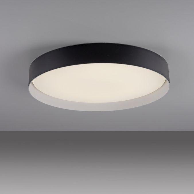 LD 14595-18 Kolekce Schöner Wohnen LED stropní svítidlo TAVOLI, černá, kruhové průměr 49cm, stmívatelné, dálkový ovladač, 2700-6500K - JUST LIGHT (obrázek 7)
