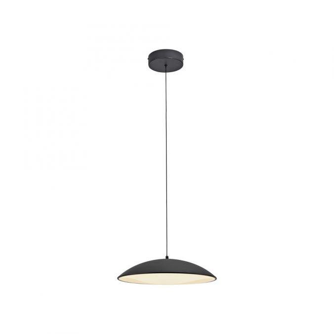LD 14606-18 Kolekce Schöner Wohnen LED závěsné svítidlo LENTE, černá, stmívatelné, paměťová funkce, krokově stmívatelné, 3000K - JUST LIGHT
