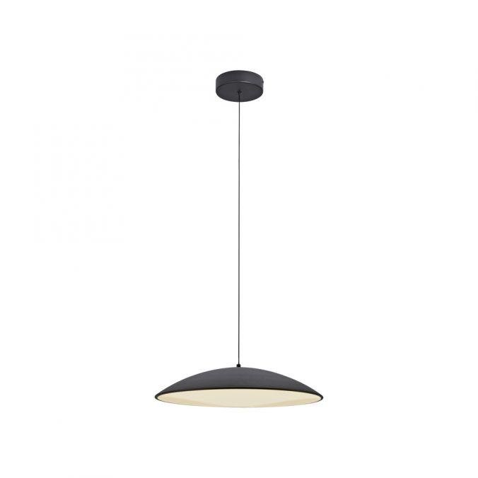 LD 14607-18 Kolekce Schöner Wohnen LED závěsné svítidlo LENTE, černá, stmívatelné, paměťová funkce, krokově stmívatelné, 3000K - JUST LIGHT