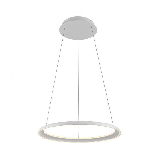 Levně LD 15570-16 Kolekce Schöner Wohnen LED závěsné svítidlo QUILLO, bílá, kruhové, stmívatelné, Comfort Lift, SimplyDim, 3000K - JUST LIGHT