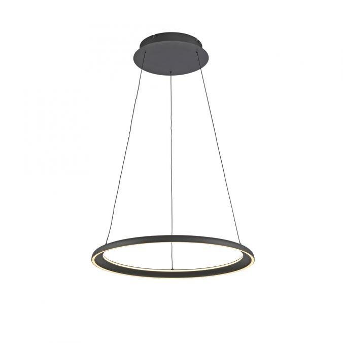 Levně LD 15570-18 Kolekce Schöner Wohnen LED závěsné svítidlo QUILLO, černá, stmívatelné, Comfort Lift, SimplyDim, 3000K - JUST LIGHT