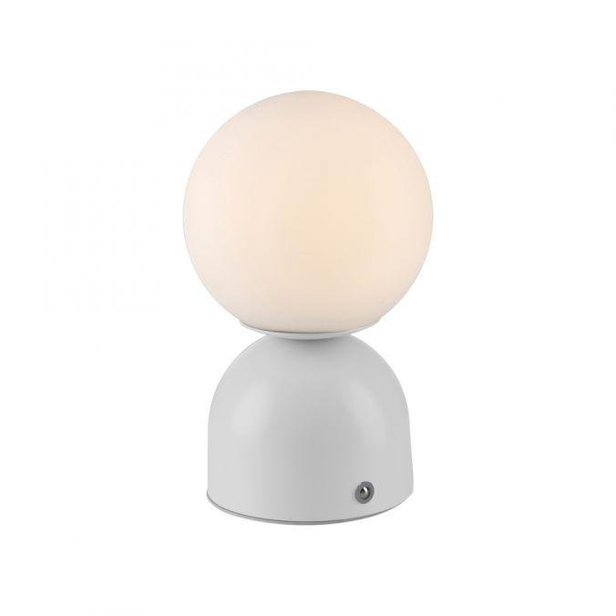 Levně LD 19218-16 Kolekce Schöner Wohnen LED bateriové stolní svítidlo RUDI, bílá, nabíjecí přes USB, 3000-6000K - JUST LIGHT