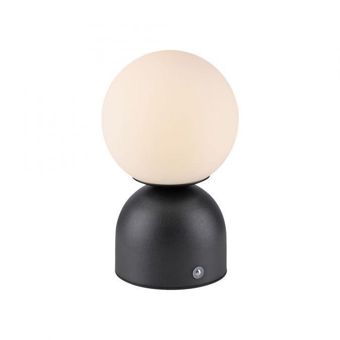 LD 19218-18 Kolekce Schöner Wohnen LED bateriové stolní svítidlo RUDI, černá, nabíjecí přes USB, 3000-6000K - JUST LIGHT