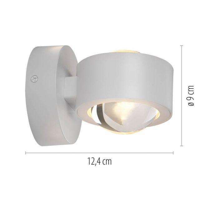 LD 19331-16 Kolekce Schöner Wohnen LED nástěnné svítidlo CHIA, bílá, Up- & Down Light, 3000K - JUST LIGHT (obrázek 5)