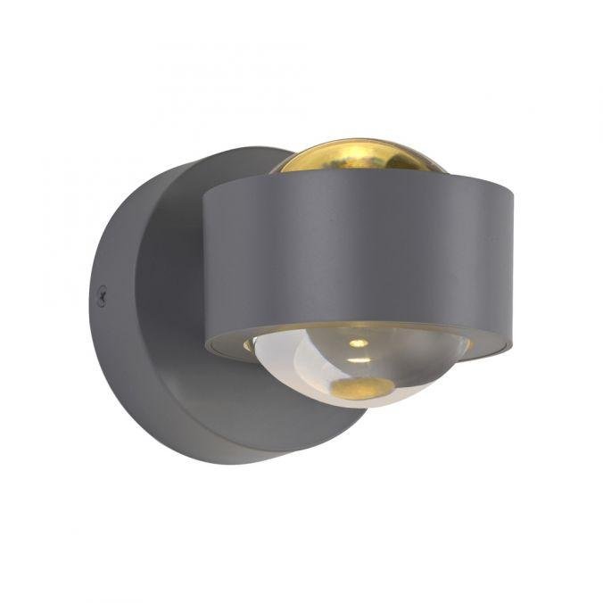 Levně LD 19331-21 Kolekce Schöner Wohnen LED nástěnné svítidlo CHIA, stříbrná, Up- & Downlight, 3000K - JUST LIGHT