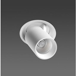 Obrázek pro produkt AKCE - Zápustné svítidlo MARTORELL 90 s rámečkem bílé 43º 12W 3000K DALI - BPM lighting