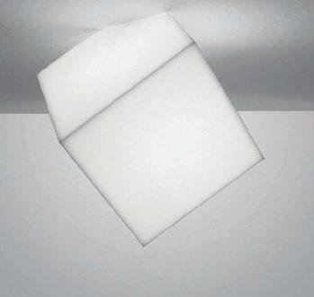 AR 1292010A Stropní / nástěnné svítidlo Edge 21 1x20W termoplast IP65 - ARTEMIDE