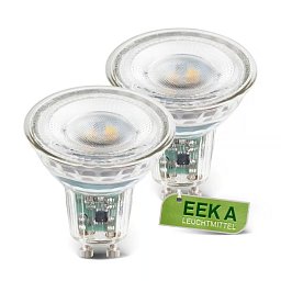 Obrázek pro produkt Set žárovek 2x LED GU10 450lm 3000K 2,5W - BRILO