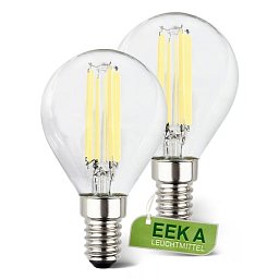 Obrázek pro produkt Set žárovek 2x LED E14 525lm 3000K 2,5W - BRILONER
