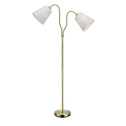 Obrázek pro produkt Modena stojací lampa mosaz/bílá - Markslöjd