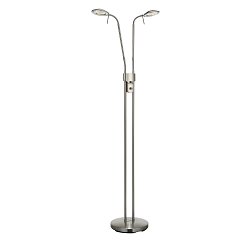 Obrázek pro produkt Hudson LED stojací lampa ocel 2 ramena - Markslöjd