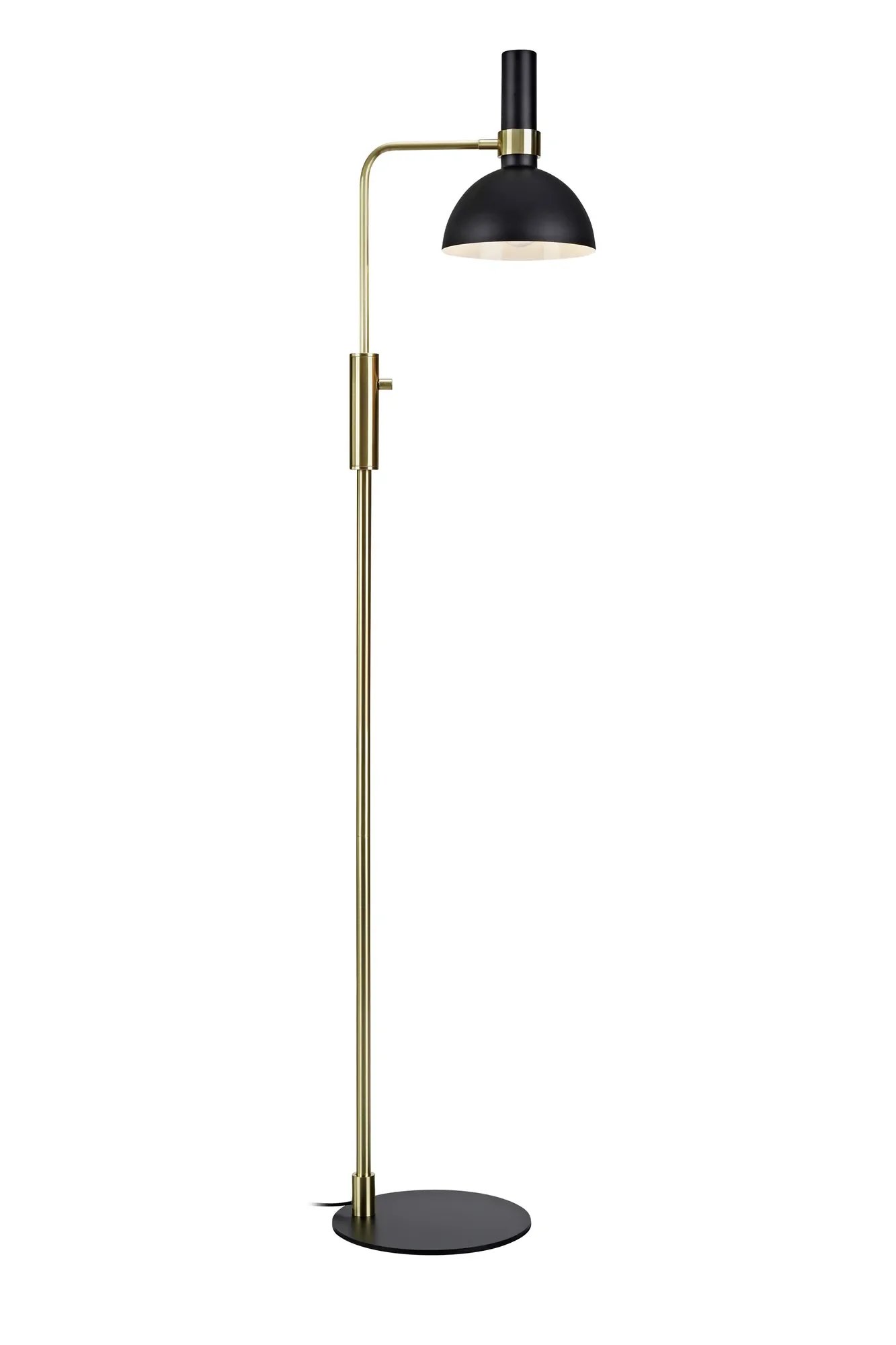 MAR 106972 Larry stojací lampa černá/mosaz - Markslöjd