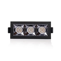 Obrázek pro produkt Vestavné LED svítidlo PIXEL X3 9 W 220-240 V 2700 K stmívatelné 36° Ra90 černé - TLG