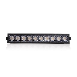 Obrázek pro produkt Vestavné LED svítidlo PIXEL 10x 25 W 220-240 V 2700 K stmívatelné 36° Ra90 černé - TLG