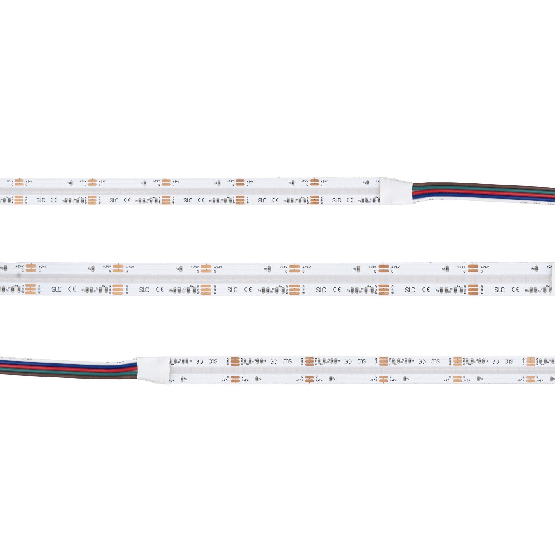Levně SLC S18065 LED pásek COB barevný 18W/m 850lm/m RGBW-3000K Ra90 24V IP20 5m - TLG