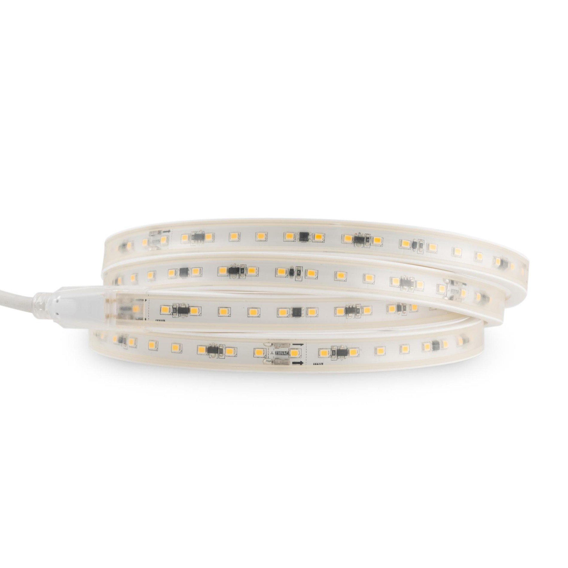Levně SLC S17103 LED pásek 230V 8W/m 800lm/m 2700K Ra80 stmívatelný IP65 25m - TLG