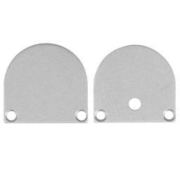 Obrázek pro produkt Koncovka pro profil Pro B1/B2 kulatý hliník 2x - TLG