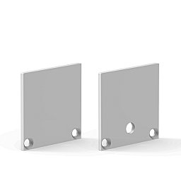 Obrázek pro produkt Koncovka pro profil Pro B3/B4 hranatý hliník 2x - TLG