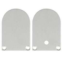 Obrázek pro produkt Koncovka pro profil Pro B5/B6 kulatý hliník 2x - TLG