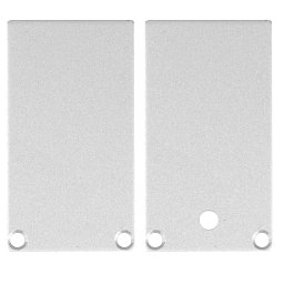 Obrázek pro produkt Koncovka pro profil Pro B5/B6 hranatý hliník 2x - TLG