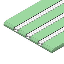 Obrázek pro produkt Profil pro pásky DL 3 track sádrokarton - TLG