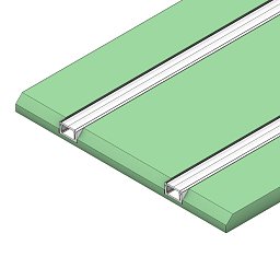 Obrázek pro produkt Profil pro pásky DL 2 track sádrokarton - TLG