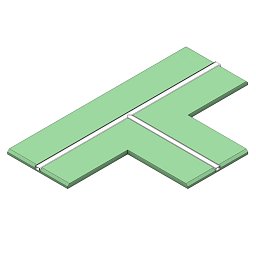 Obrázek pro produkt Profil pro pásky DL 1 track T modul sádrokarton - TLG