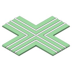 Obrázek pro produkt Profil pro pásky DL 3 track X modul sádrokarton - TLG
