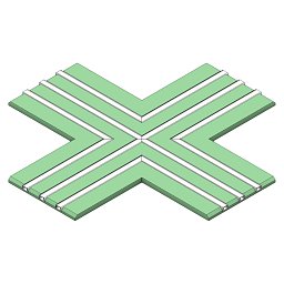 Obrázek pro produkt Profil pro pásky DL 3 track X modul sádrokarton - TLG