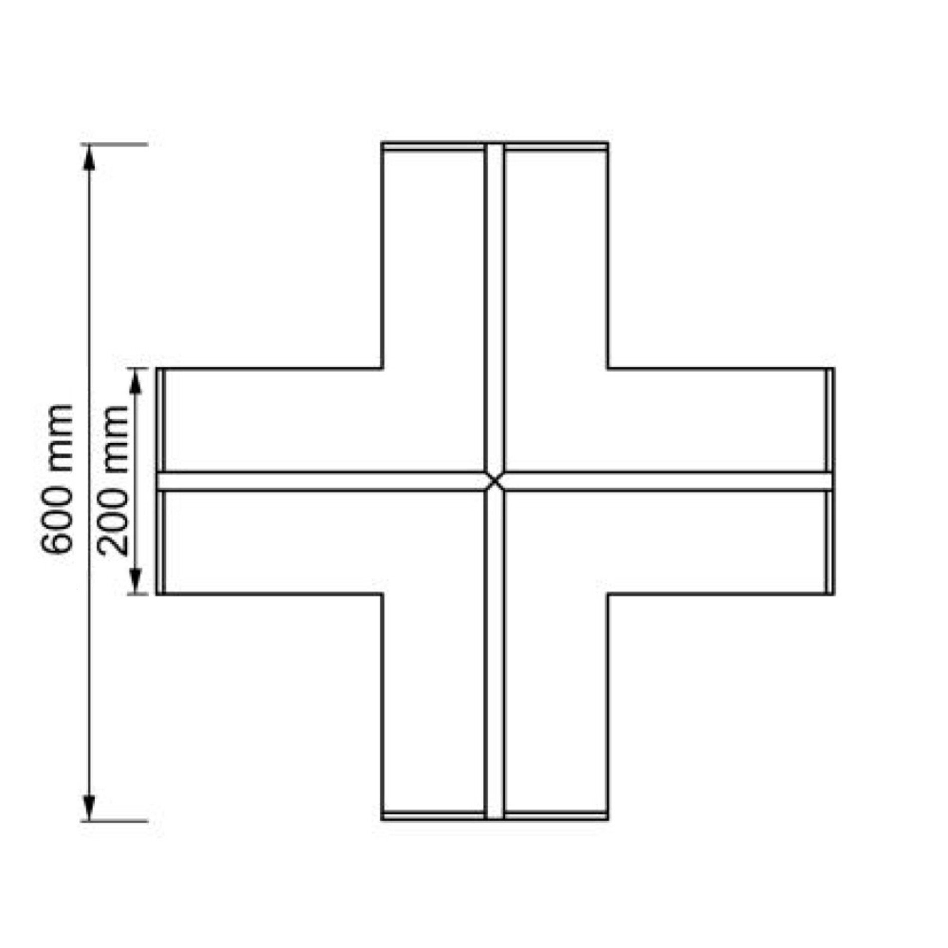 SLC PE1203 Profil pro pásky DL 1 track X modul sádrokarton - TLG (obrázek 3)