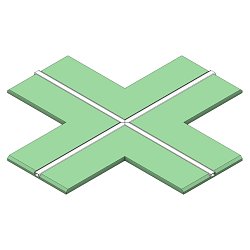 Obrázek pro produkt Profil pro pásky DL 1 track X modul sádrokarton - TLG