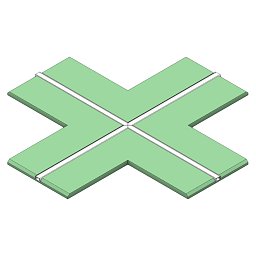 Obrázek pro produkt Profil pro pásky DL 1 track X modul sádrokarton - TLG