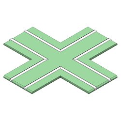 Obrázek pro produkt Profil pro pásky DL 2 track X modul sádrokarton - TLG