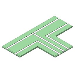 Obrázek pro produkt Profil pro pásky DL 2-3 track T modul sádrokarton - TLG