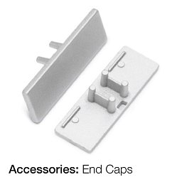 Obrázek pro produkt Koncovka pro profil G Deco šedá 2x - TLG