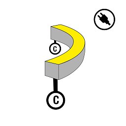 Obrázek pro produkt Napájení pro LED pásek NeonFlex 230V Side-Bend Mono C - TLG