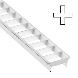 Obrázek pro produkt LED svítidlo Click mřížka X spojka bílá - TLG