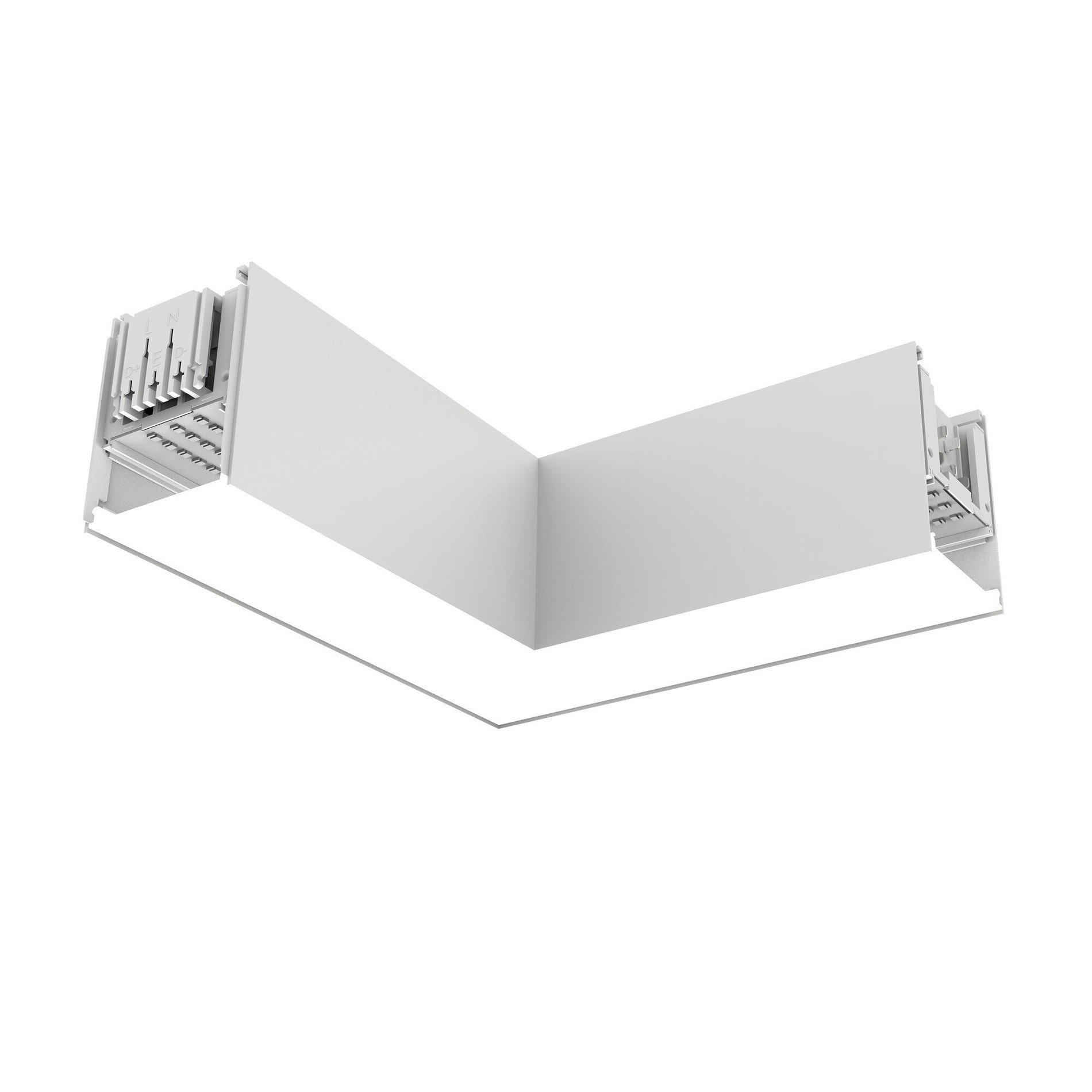 SLC SLC9526 LED svítidlo Click rohová spojka levá bílá 1200-1300lm 3000/4000K Ra90 DALI IP20 - TLG