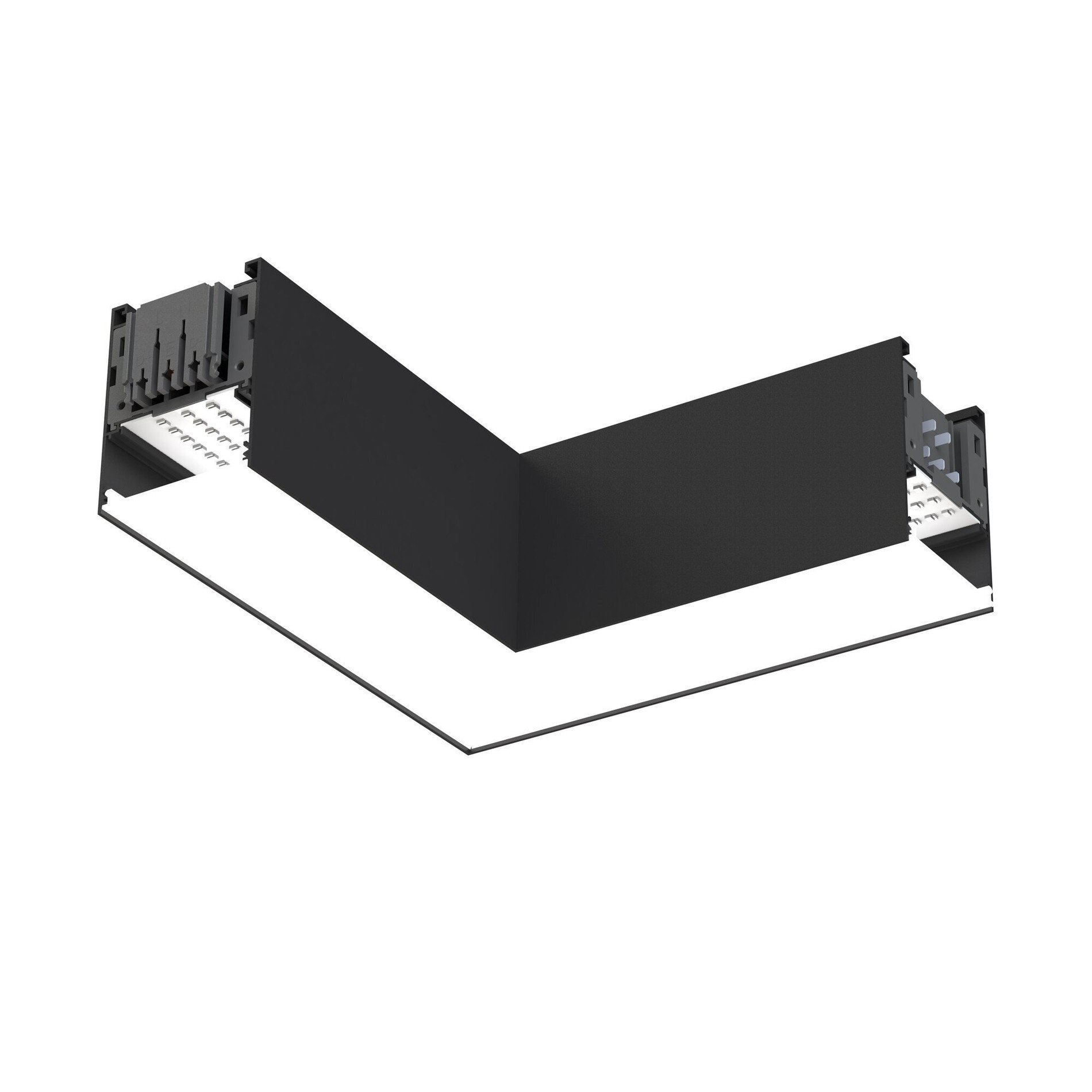 SLC SLC9525 LED svítidlo Click rohová spojka levá černá 1200-1300lm 3000/4000K Ra90 DALI IP20 - TLG