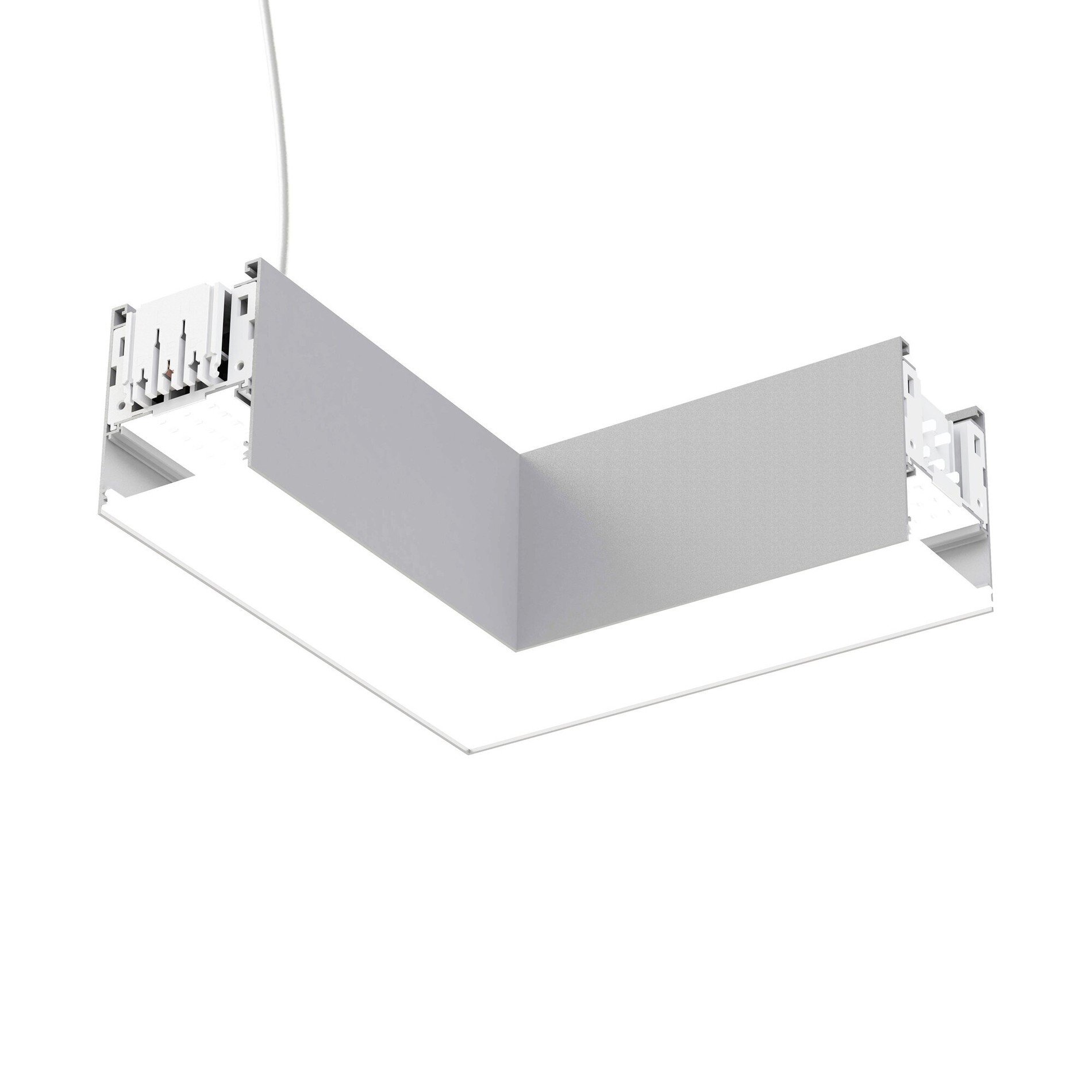 SLC SLC9539 LED svítidlo Click rohová spojka pravá vč. napájení bílá 1200-1300lm 3000K/4000K Ra90 DALI IP20 - TLG