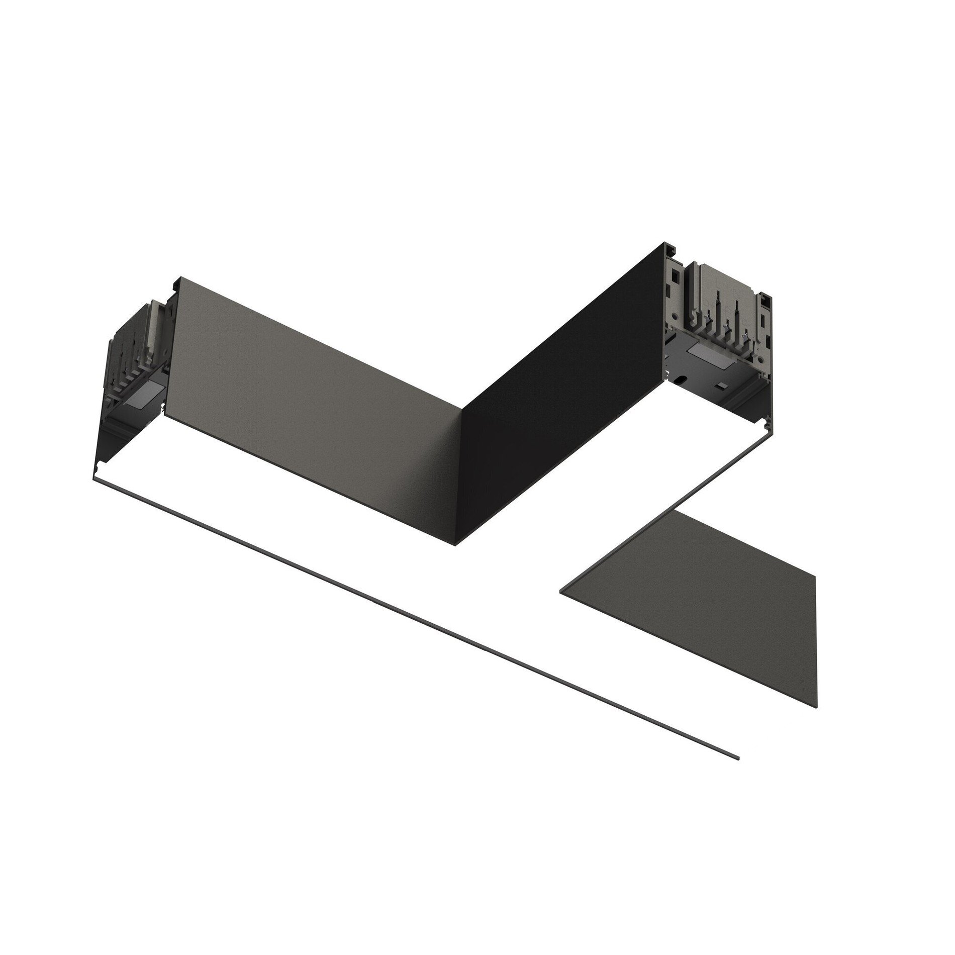 SLC SLC9531 LED svítidlo Click T-spojka střed černá 1540lm 3000K/4000K Ra90 DALI IP20 - TLG