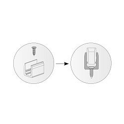 Obrázek pro produkt Klip pro Neon Flex 230V SideBend - TLG